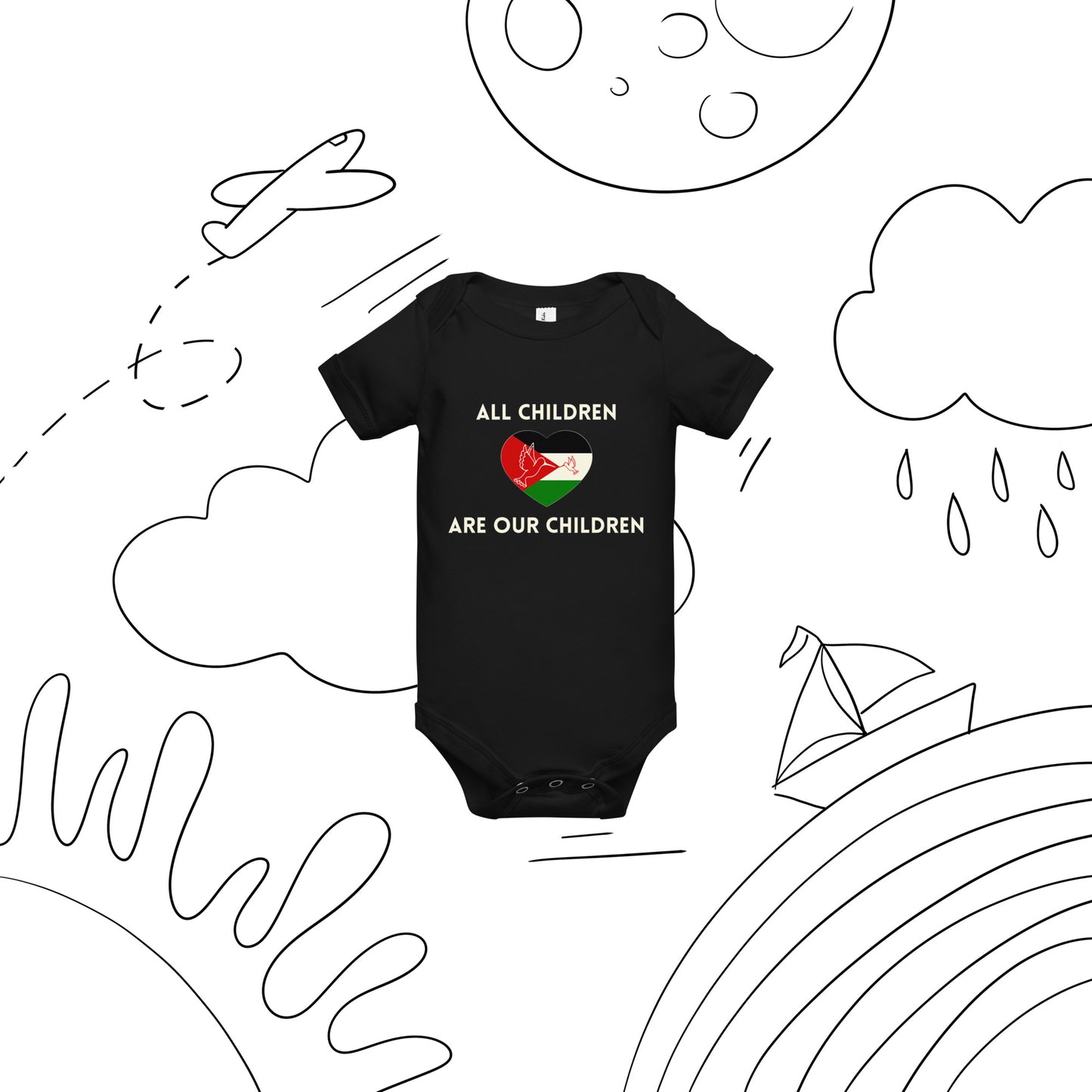 All Children Are Our Children <3 Baby Onesie